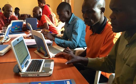 Over 20 librarians from 22 public and community libraries spread across all of Uganda’s four regions attended e-literacy skills training organised by EIFL and Maendeleo Foundation. Over 20 librarians from 22 public and community libraries spread across all of Uganda’s four regions attended e-literacy skills training organised by EIFL and Maendeleo Foundation.