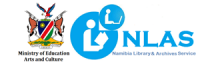 NLAS logo, linked to Namibia Ministry of Education logo