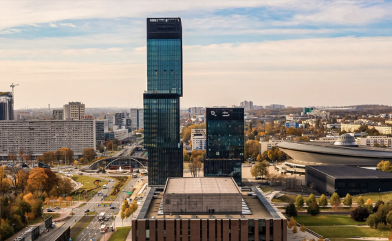 A view of Katowice, Poland.